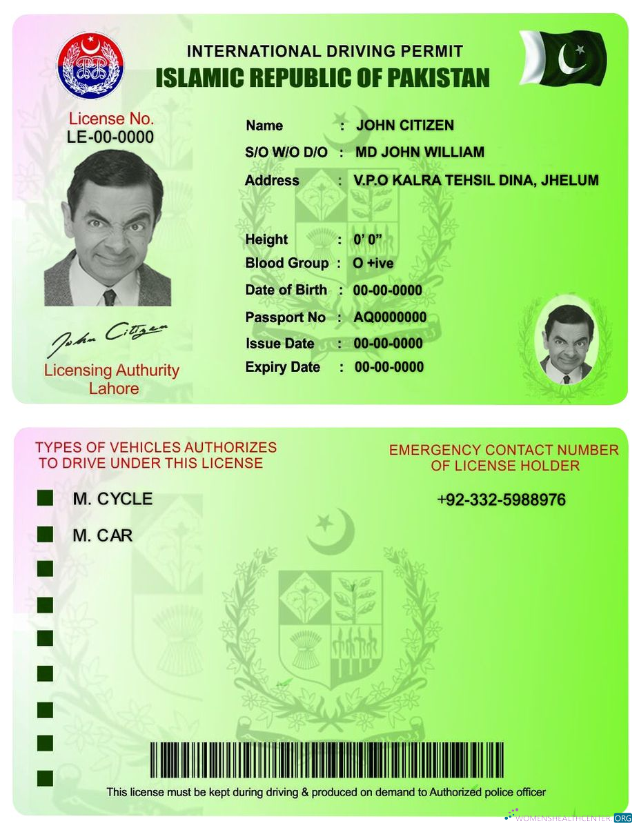download Pakistan international driving permit